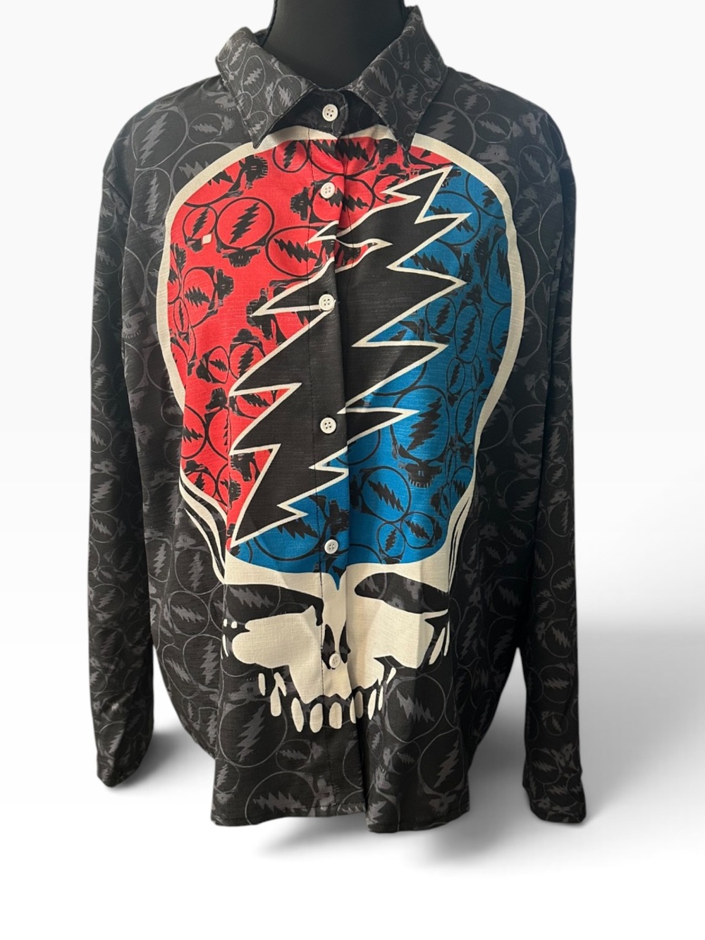 Grateful Dead Long-Sleeve Women's button up Shirt